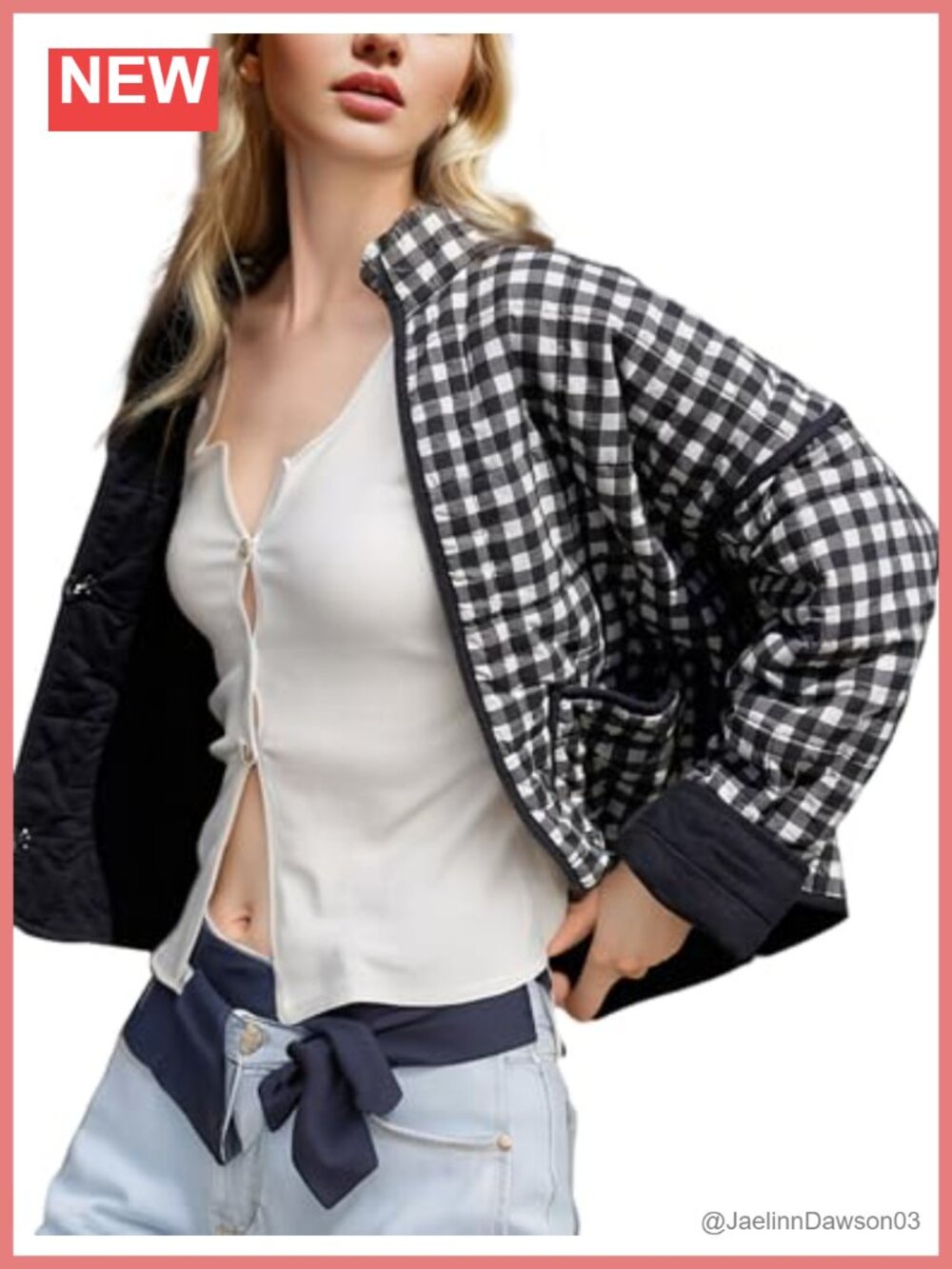 Cropped Quilted Puffer Jacket Floral Print Open Front Lightweight Women